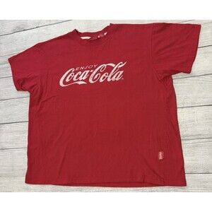 Vintage Coke Coca Cola Enjoy Coke T Shirt Size XL Unisex Red Shirt Licensed